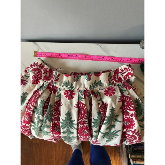 Vintage Kay Sorenson Original Folk Art Skirt – Estate Piece – Red & Green Floral - Picture 8 of 8